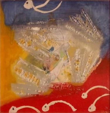 Painting titled "opera prima" by Massimo Fusconi, Original Artwork, Acrylic