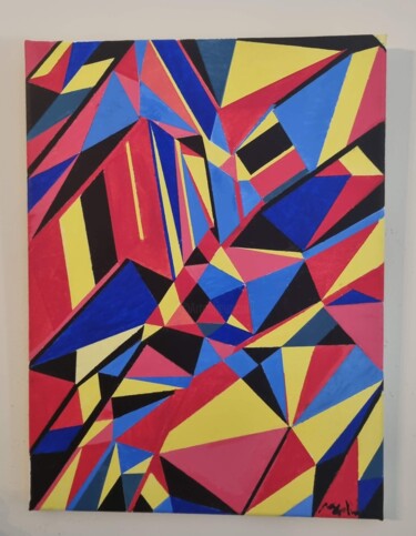 Pintura intitulada "Explosión de colores" por Massimo Galiano, Obras de arte originais, Acrílico