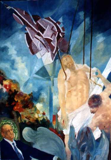 Pittura intitolato "Massimo Maria Crive…" da Massimo Maria Crivello (Sun Gallery), Opera d'arte originale, Olio