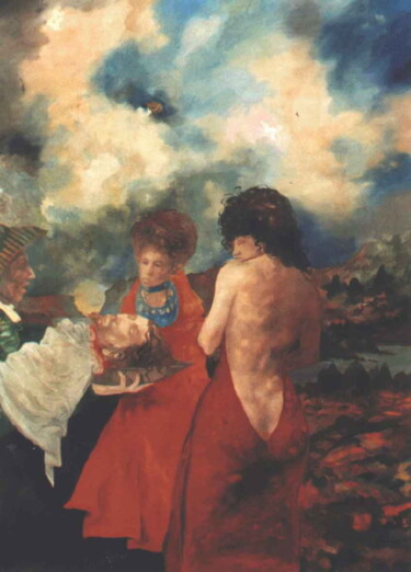 Pittura intitolato "Massimo Maria Crive…" da Massimo Maria Crivello (Sun Gallery), Opera d'arte originale, Olio