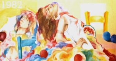 Pintura titulada "Donne" por Massimo Nardi, Obra de arte original, Oleo