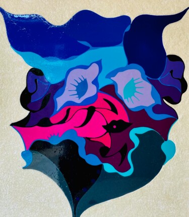 Painting titled "BAMBOLA" by Massimo Zerbini, Original Artwork, Acrylic