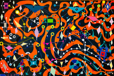 Pintura intitulada "LABIRINTO" por Massimo Zerbini, Obras de arte originais, Acrílico