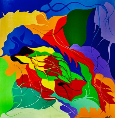 Malerei mit dem Titel "EMOZIONI" von Massimo Zerbini, Original-Kunstwerk, Acryl
