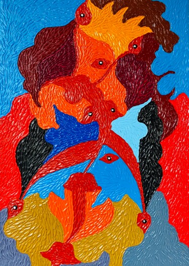 Malerei mit dem Titel "SPECIALE" von Massimo Zerbini, Original-Kunstwerk, Acryl