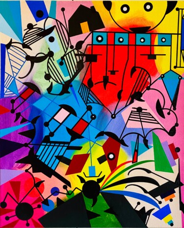 Malerei mit dem Titel "CONSIDERARE" von Massimo Zerbini, Original-Kunstwerk, Acryl