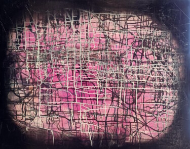 Malerei mit dem Titel "Connection for ever" von Massimo Di Stefano, Original-Kunstwerk, Acryl Auf Andere starre Platte monti…