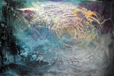 Schilderij getiteld "The storm" door Massimo Di Stefano, Origineel Kunstwerk, Acryl