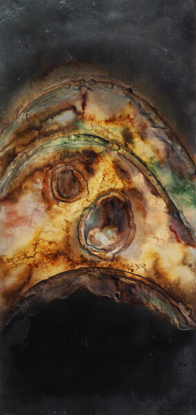 Картина под названием "Bassa marea" - Massimo Di Stefano, Подлинное произведение искусства, Акрил