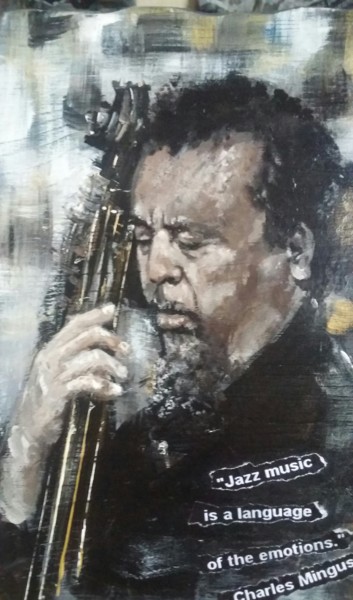 Painting titled "Série Jazz Painting…" by Nilo, Original Artwork, Acrylic