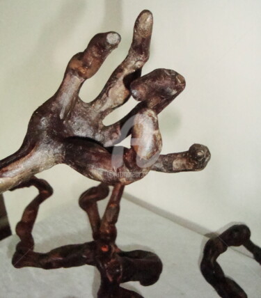 Sculpture titled ""Ent"fantasy /detai…" by Angel Dobrev, Original Artwork, Wood