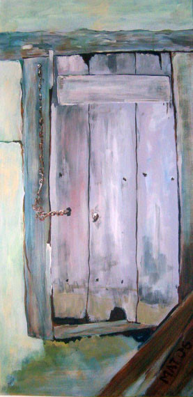 Painting titled "door01-2.jpg" by Mat Van Dillen, Original Artwork