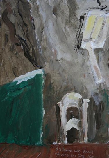 Painting titled "The room of Vincent…" by Mat Van Dillen, Original Artwork