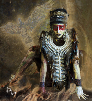 Photographie intitulée ""One tribe"" par Mata, Œuvre d'art originale, Photographie numérique Monté sur Plexiglas
