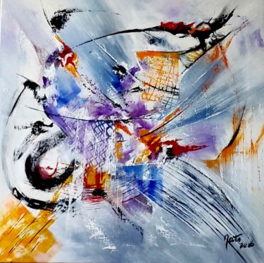 Peinture intitulée ""Rondo-vivace"" par Mata, Œuvre d'art originale, Acrylique