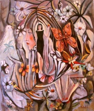 Peinture intitulée "santé originelle" par Abderrahmane Abdelrafie Matallah, Œuvre d'art originale