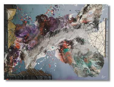 Peinture intitulée "The missing piece 8" par Mate, Œuvre d'art originale, Acrylique Monté sur Châssis en bois