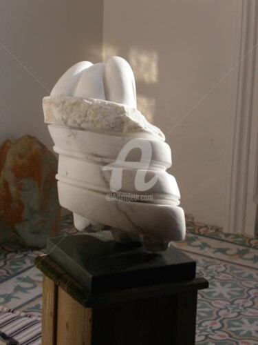 Sculpture intitulée "mon os" par Ypatoum, Œuvre d'art originale
