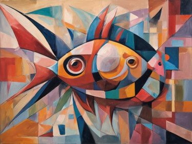 Картина под названием "Dreamscape Symphony" - Mateo Makavelli, Подлинное произведение искусства, Акрил