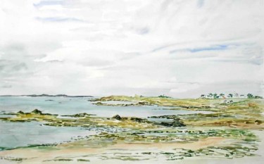 Painting titled "Conguel (Quiberon )" by Mateos, Original Artwork