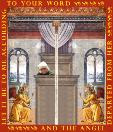 Incisioni, stampe intitolato "anunciação-16.jpg" da Matheus Gorovitz, Opera d'arte originale