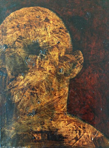 Peinture intitulée "Portrait. September…" par Mathew Tudor, Œuvre d'art originale, Acrylique Monté sur Châssis en bois