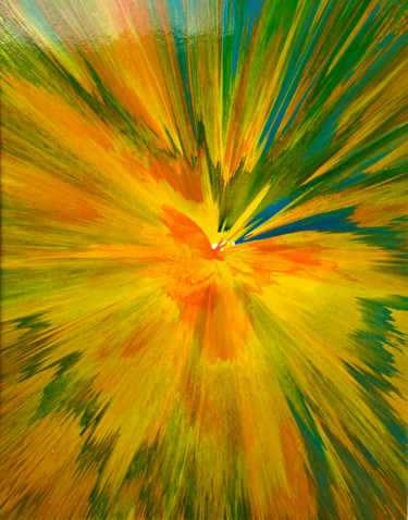 variations colorées - Expulsions cinétique N°5 Pittura intitolato "variations colorées…" da Mathias Naumann (Mat 1618), Opera d'arte originale, Lacca