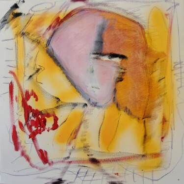 Malerei mit dem Titel "Alberto Caeiro, pas…" von Mathieu Desgeorge, Original-Kunstwerk, Öl