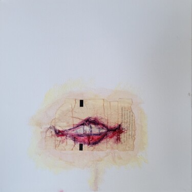 Картина под названием "Sans titre 5" - Mathieu Desgeorge, Подлинное произведение искусства, Пастель