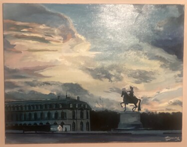 Painting titled "Versailles" by Mathilde Donne, Original Artwork, Oil