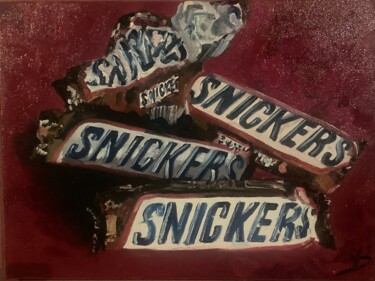 Pittura intitolato "Snickers" da Mathilde Donne, Opera d'arte originale, Olio