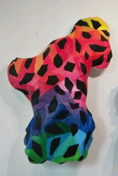 Sculpture intitulée "Sculpture molle Gay…" par Mathilde Guégan, Œuvre d'art originale, Acrylique