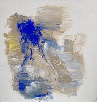 Pittura intitolato "Blue desert" da Mathilde Howells, Opera d'arte originale, Acrilico