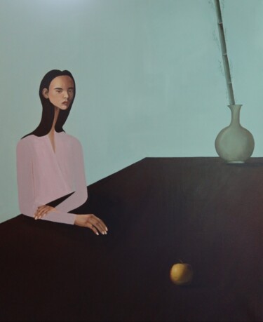 Peinture intitulée "Hunger" par Mathilde Lâm, Œuvre d'art originale, Acrylique