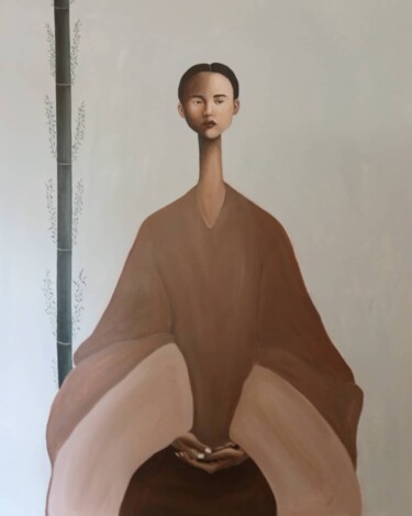 Картина под названием "Labyrinth Apathy" - Mathilde Lâm, Подлинное произведение искусства, Акрил