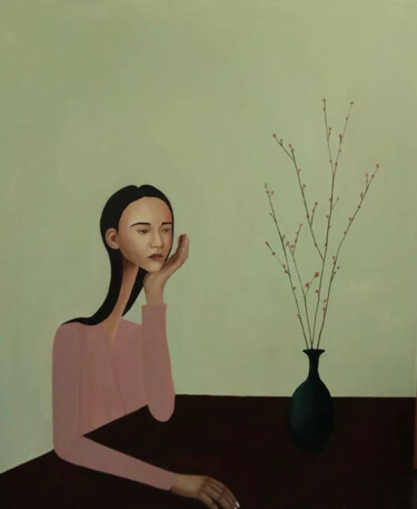 Peinture intitulée "Lunar New Year" par Mathilde Lâm, Œuvre d'art originale, Acrylique