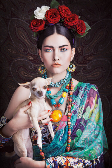 Fotografie getiteld "Frida (paper only)" door Mathilde Oscar, Origineel Kunstwerk, Digitale fotografie