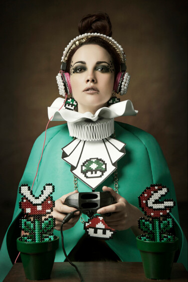 Photographie intitulée "Geek game" par Mathilde Oscar, Œuvre d'art originale, Photographie numérique