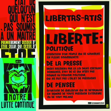 Dibujo titulada "Libre&Aimant" por Mathilde Delattre-Josse, Obra de arte original, Fotografía digital