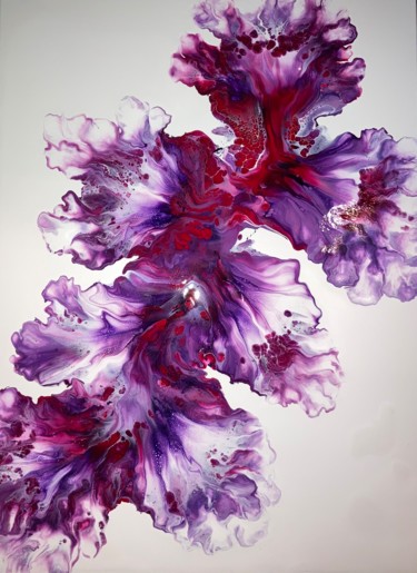 Peinture intitulée "Erysimum" par Mathilde Lageste, Œuvre d'art originale, Acrylique