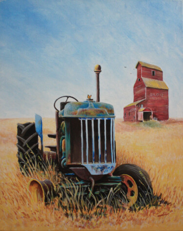 Pintura titulada "Le TRaCTeuR Du MoNa…" por Matian, Obra de arte original, Acrílico