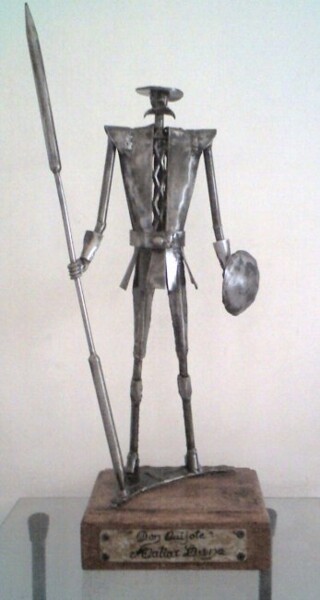 Escultura titulada "quijote" por Matias Luna, Obra de arte original