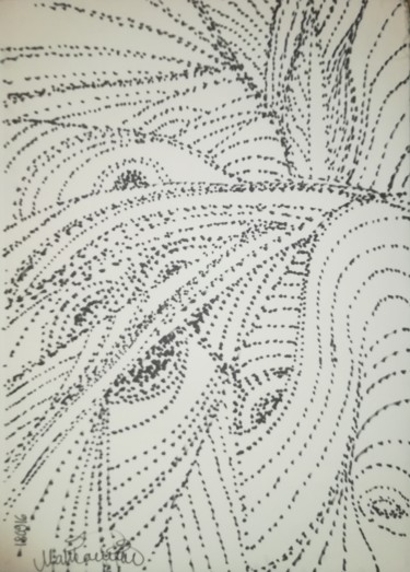 Zeichnungen mit dem Titel "automatism-drawing-…" von Pertti Matikainen, Original-Kunstwerk, Marker