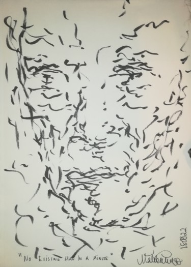 Zeichnungen mit dem Titel "non-existing-man-in…" von Pertti Matikainen, Original-Kunstwerk, Marker