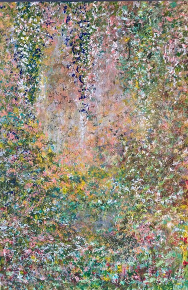 Картина под названием "ИЮЛЬ." - Матильда Соболевская, Подлинное произведение искусства, Акрил