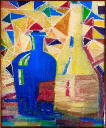 Картина под названием "НАТЮРМОРТ" - Матильда Соболевская, Подлинное произведение искусства, Масло