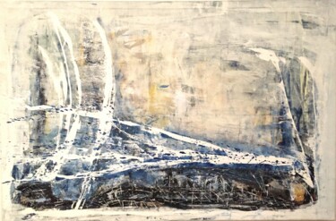 Malerei mit dem Titel "Abstract 06/18" von Mats Kade, Original-Kunstwerk, Öl