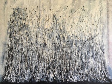 Картина под названием "Abstract 07/10" - Mats Kade, Подлинное произведение искусства, Масло