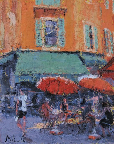 Painting titled "6f-vieux-nice-2016-…" by Toshio Matsuda, Original Artwork, Oil