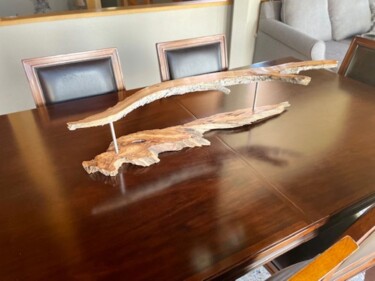 Σκίτσο με τίτλο "Wood Centerpiece" από Matt Christine, Αυθεντικά έργα τέχνης, Πίνακας τέχνης